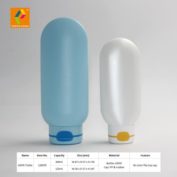 Bi-Injection closure made for HDPE tottles